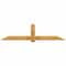 Ekena Millwork Eugene Rough Sawn Timber Gable Bracket, Western Red Cedar, 96"W x 24"H x 4"D x 6"F, 6/12 Pitch GBW096X24X0406EUG00RWR - alternate 1